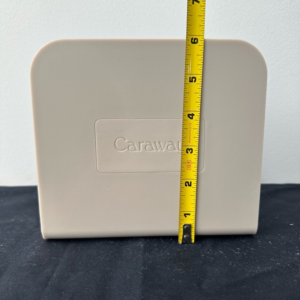 Caraway Magnetic In Set Pot Pan Lid Holder Organizer Storage Divider Beige